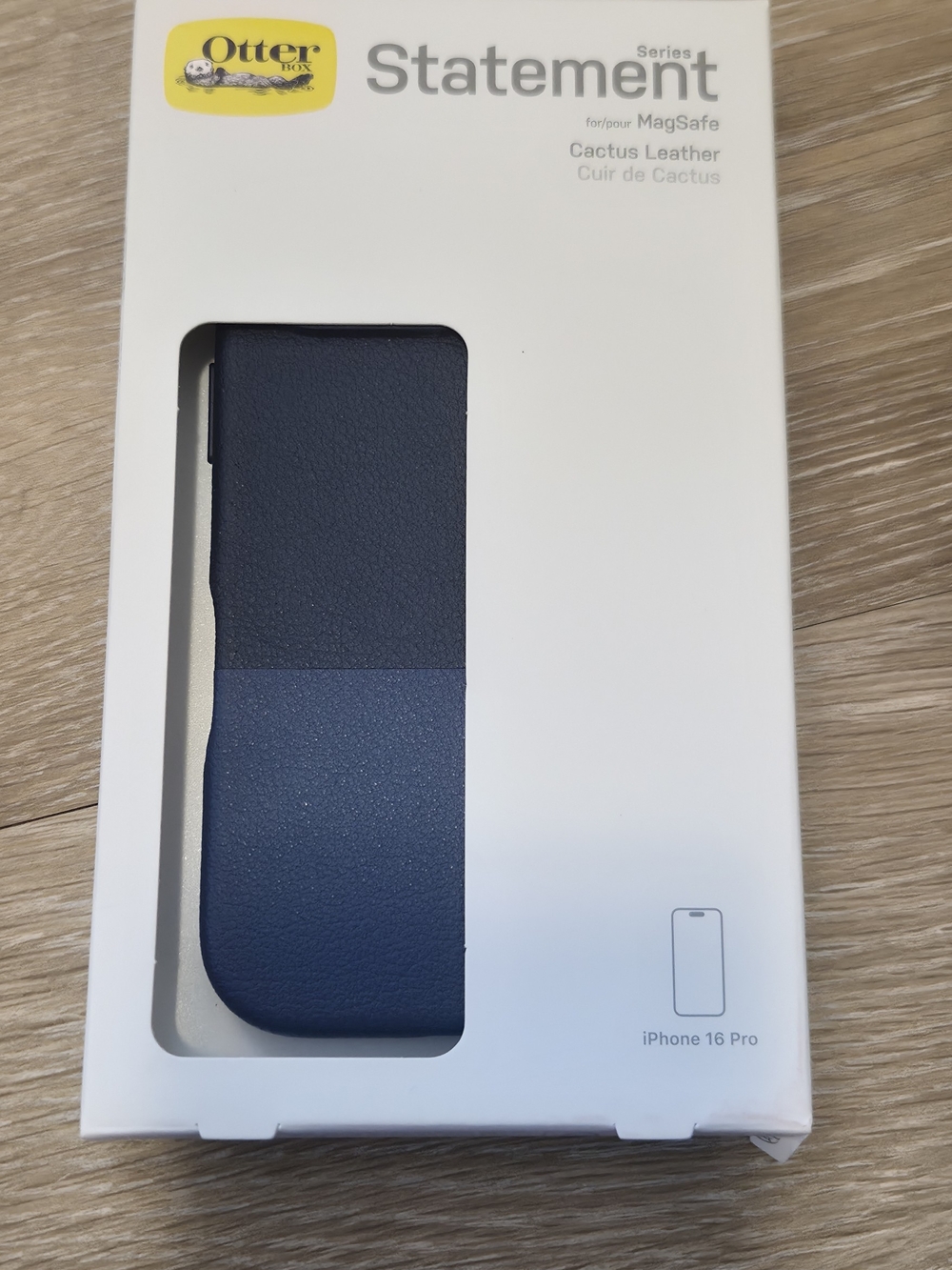 OtterBox Statement Cactus Leather MagSafe Case for iPhone 16 Pro - Blue